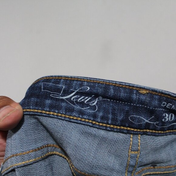 Levi's Women Blue Jeans Demi Curve Casual Size 30 - Picture 9 of 11
